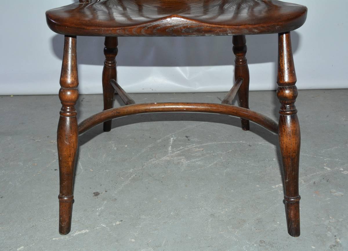 Set of Eight Georgian Style Windsor Dining Chairs 3