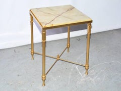 Maison Jansen Style Onyx Side Table