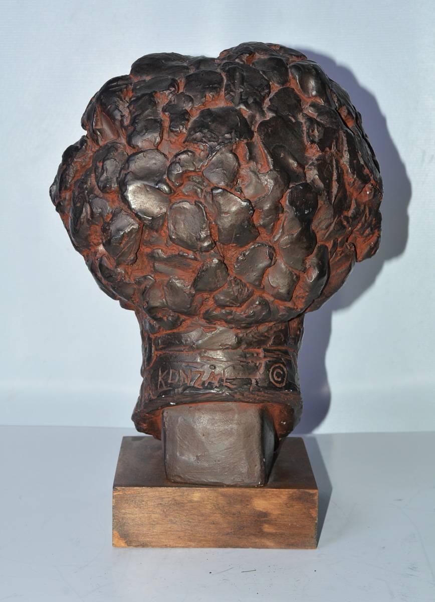 Sculpture de tête, Mark Twain Bon état - En vente à Sheffield, MA