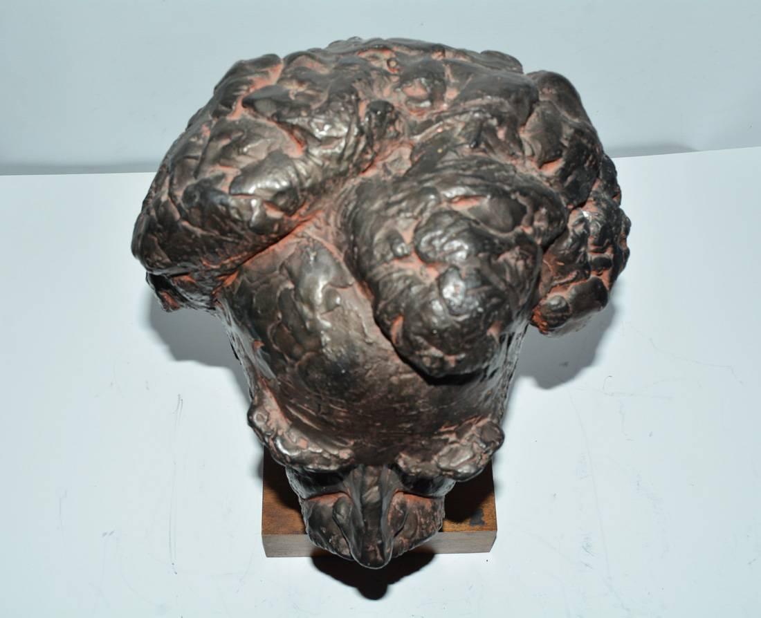 Kopf-Skulptur, Mark Twain (Gips) im Angebot