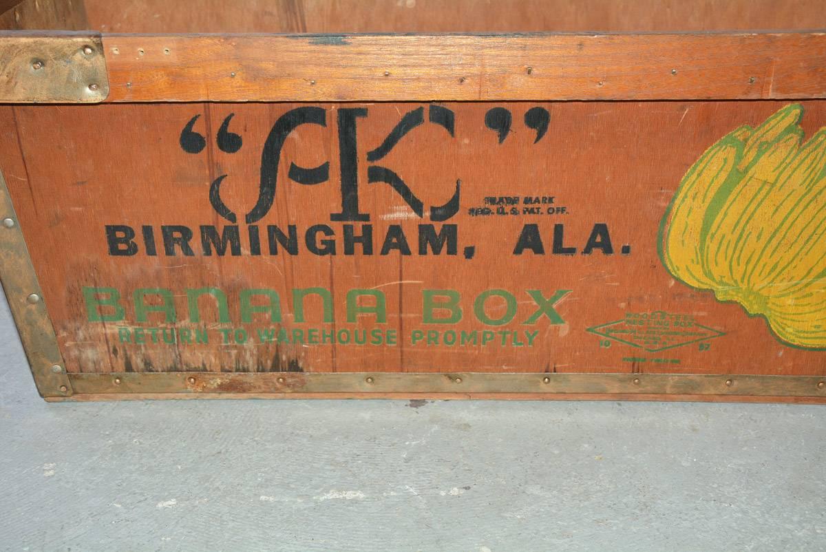 American Large Wood Crate by Alex Kontos Fruit Co., Alabama