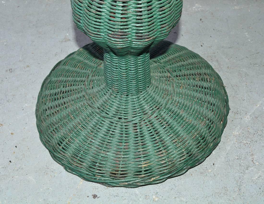 wicker plant stands