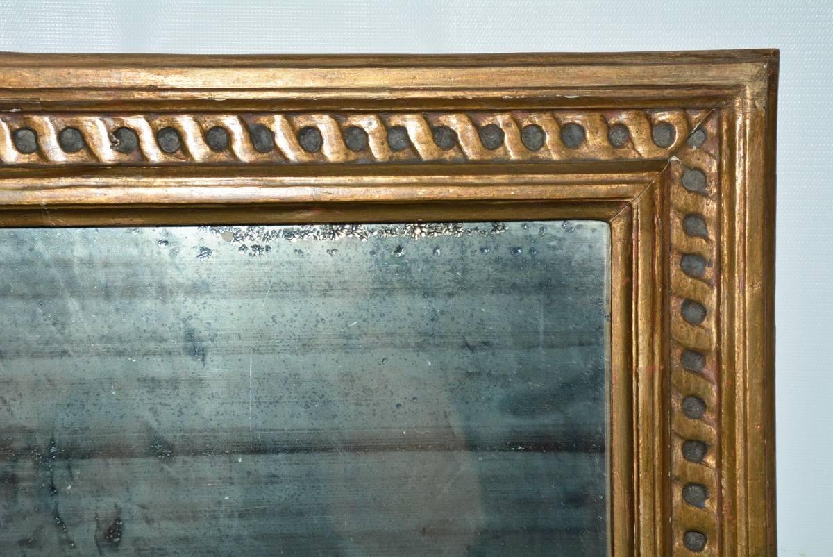 Viktorianischer Spiegel aus vergoldetem Holz (amerikanisch)