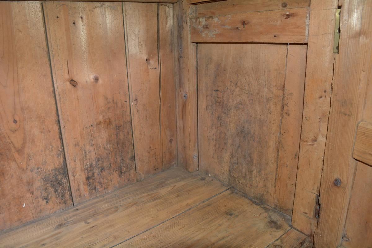 British Large Antique Pine Sideboard or Cabinet