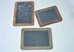 Trois mini tableaux noirs français