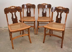 Set of Four Late Federal Dining Chairs