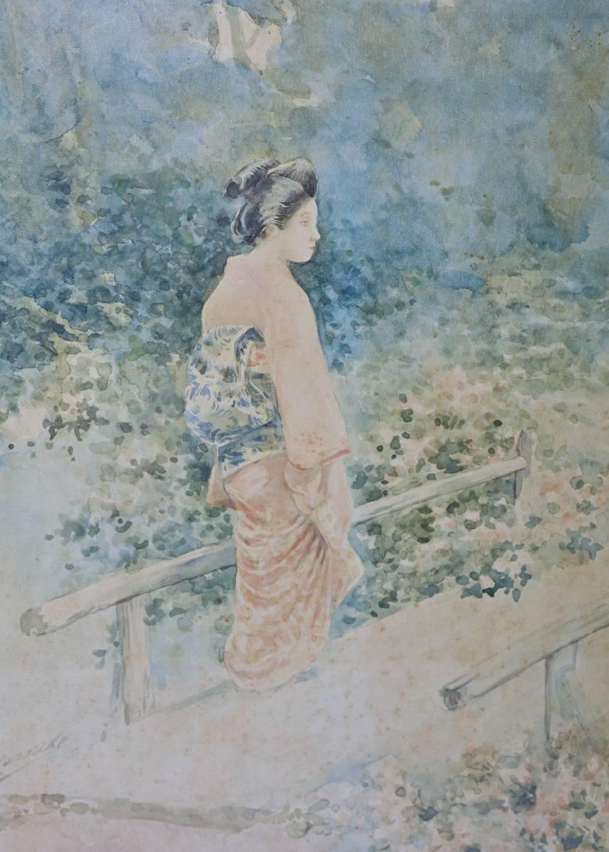 vintage japanese watercolor paintings