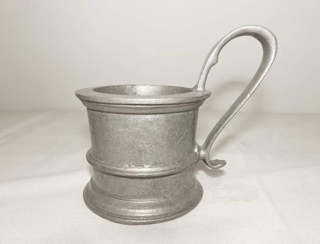 Four Vintage Pewter Holders In Good Condition In Sheffield, MA
