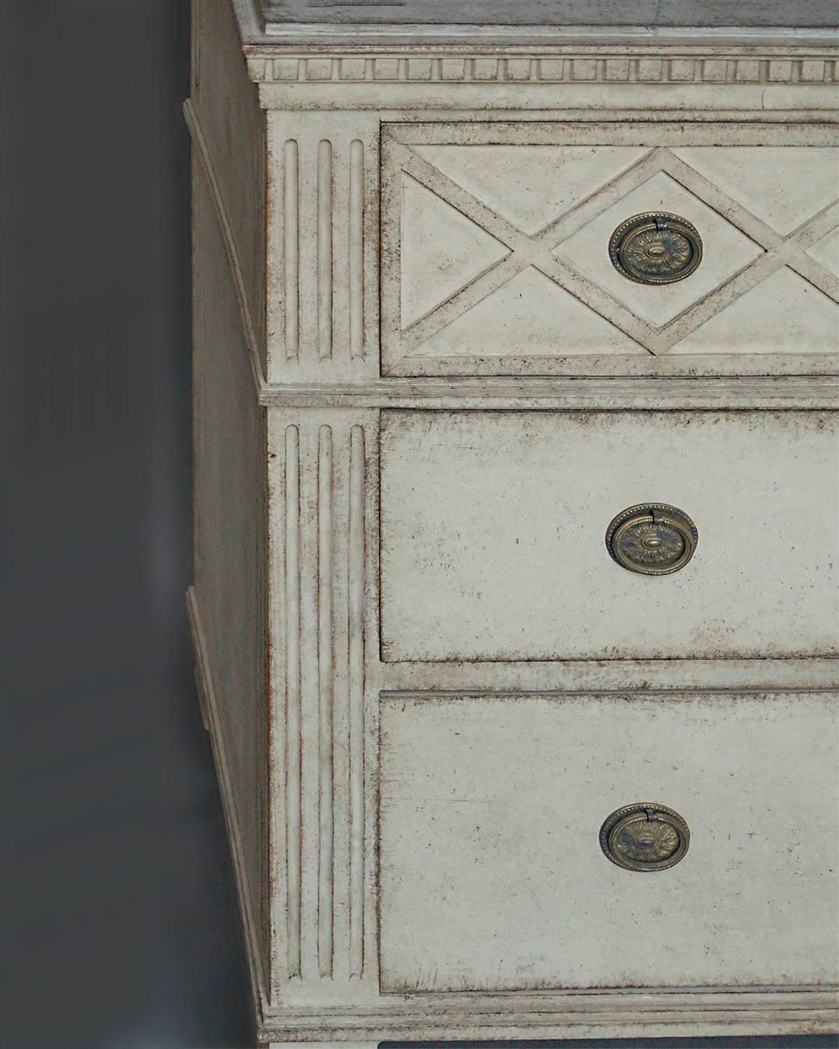 19th Century Swedish Neoclassical Chest of Drawers For Sale
