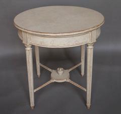 Round Swedish Center Table