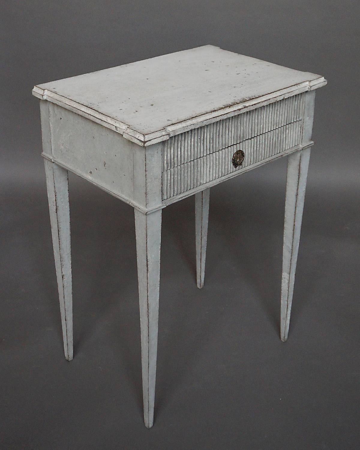European Gustavian Style Side Table For Sale