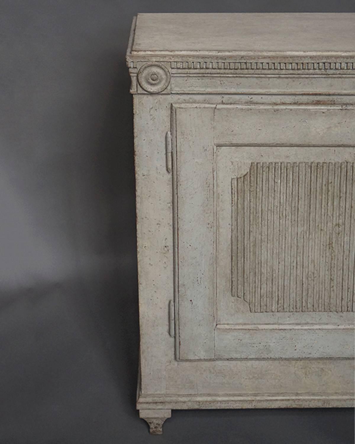 Carved Period Gustavian Sideboard