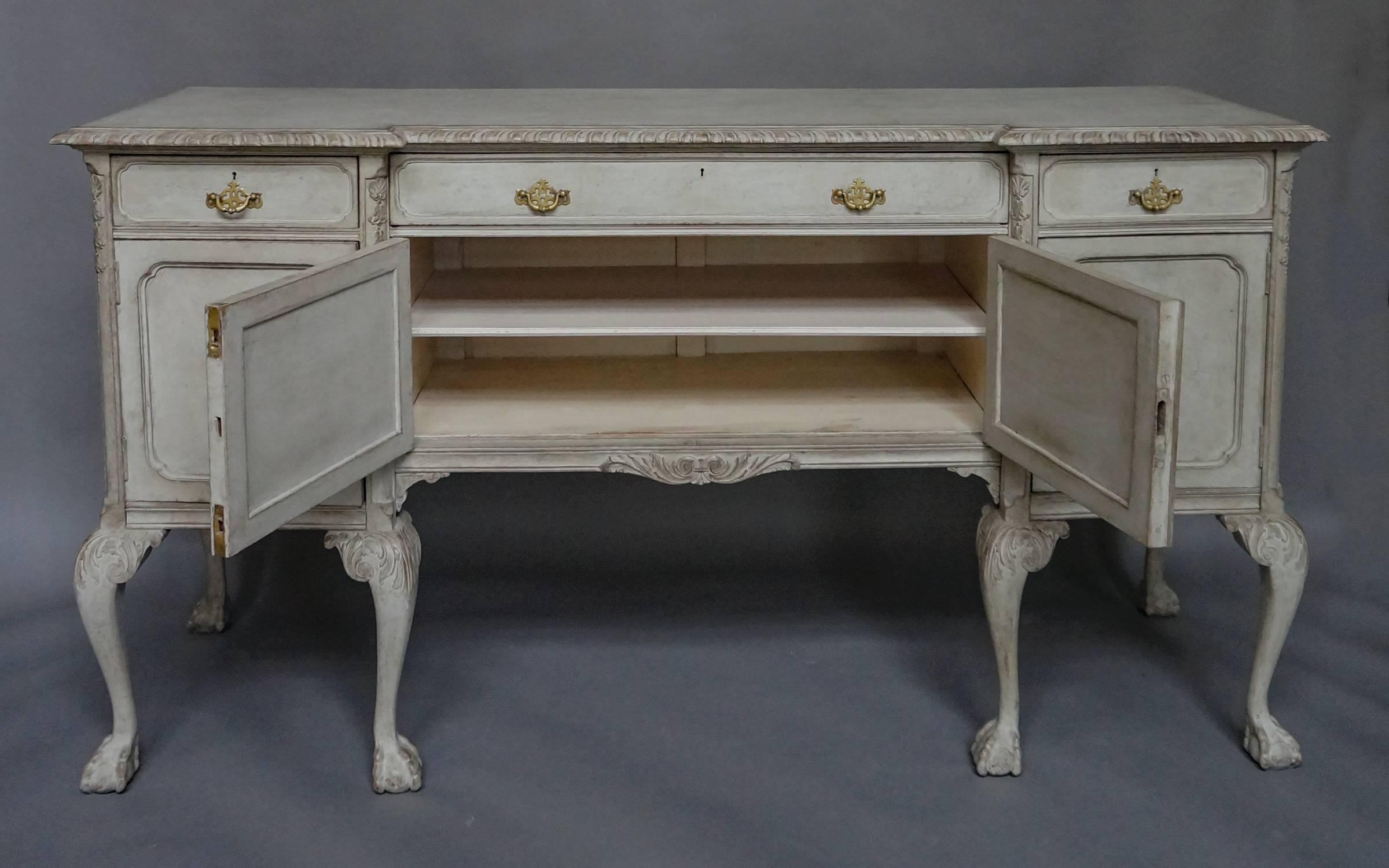 Swedish Rococo Style Sideboard For Sale