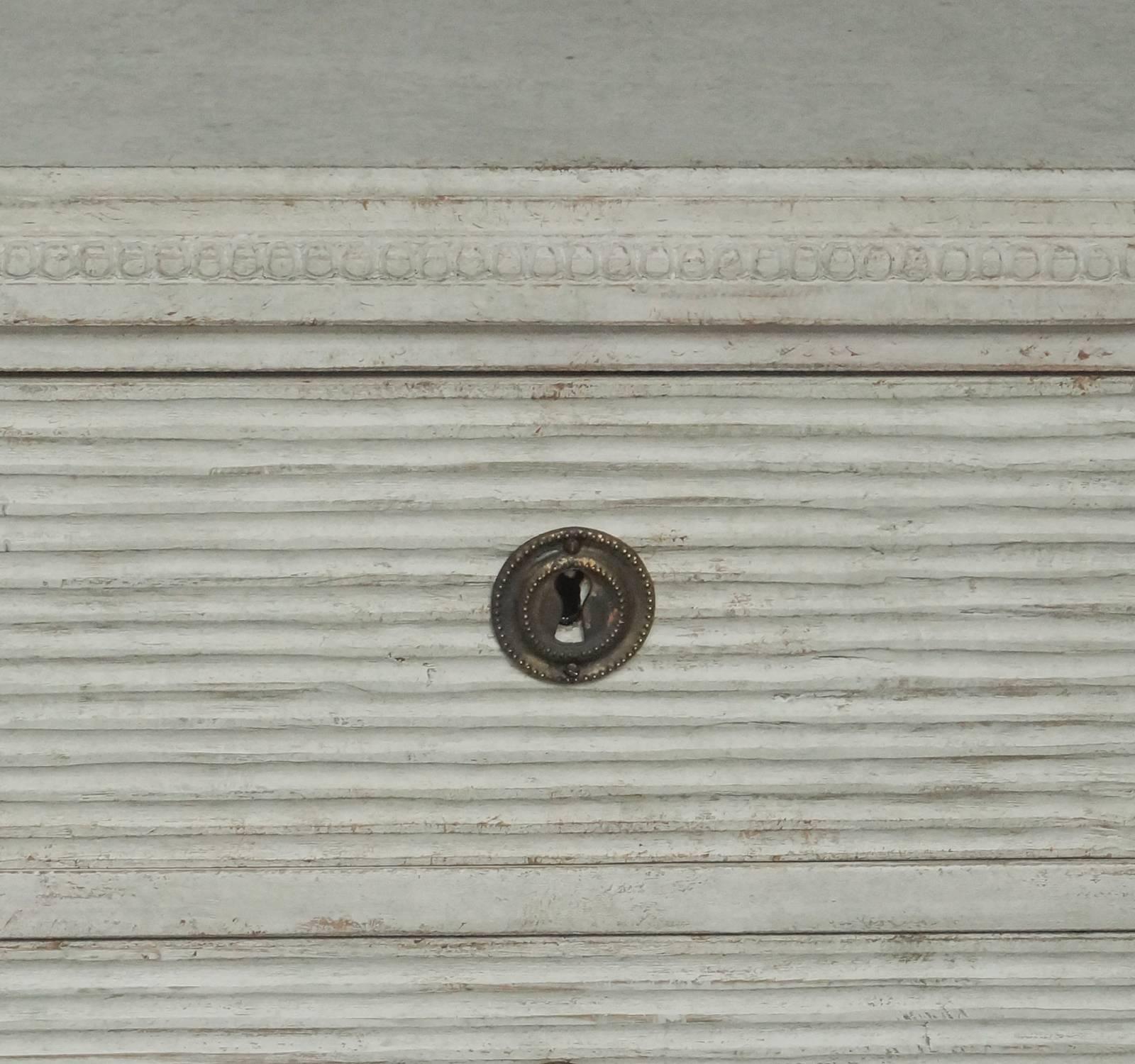 19th Century Gustavian Style Three-Drawer Chest For Sale