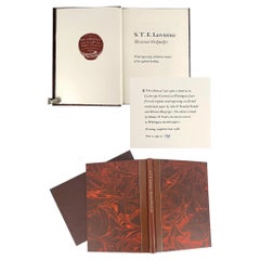Whittington Press - S. T. E. Lawrence, Boxwood blockmaker; 80th birthday tribute