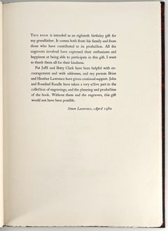 Whittington Press - S. T. E. Lawrence, Boxwood blockmaker; 80th birthday tribute