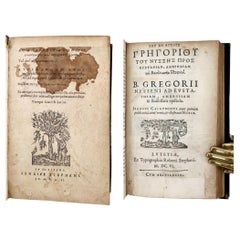 Apologia peri Christianon & Epistle of S. Gregory of Nyssa to Eustatius, Ambrose