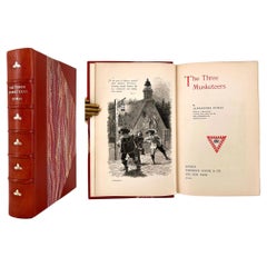 The Three Musketeers by Alexandre Dumas, illustrated & leather bound