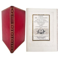 Choix de Chansons; musique par M. de la Borde... estampes par J. M. Moreau