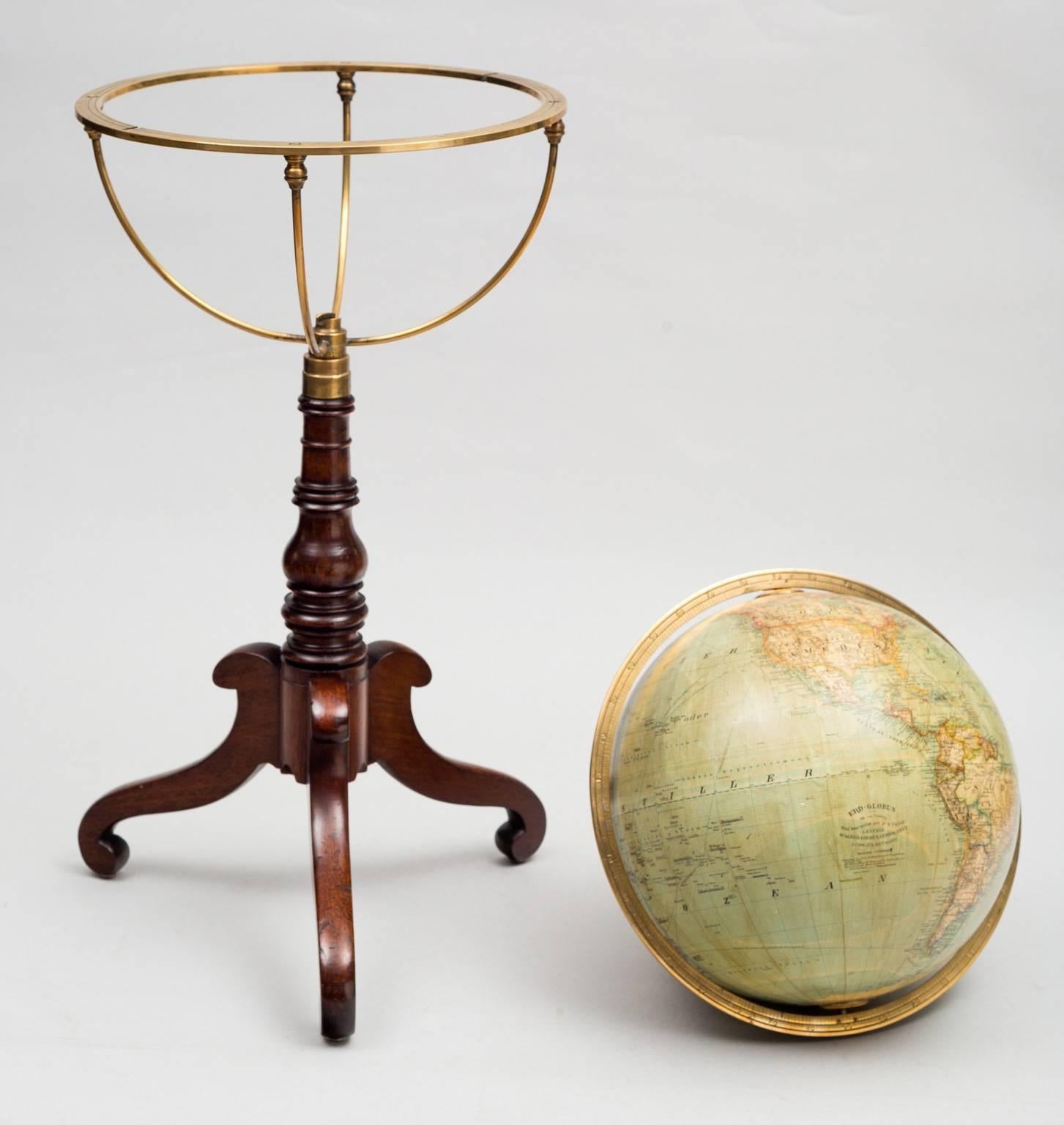 pedestal globe