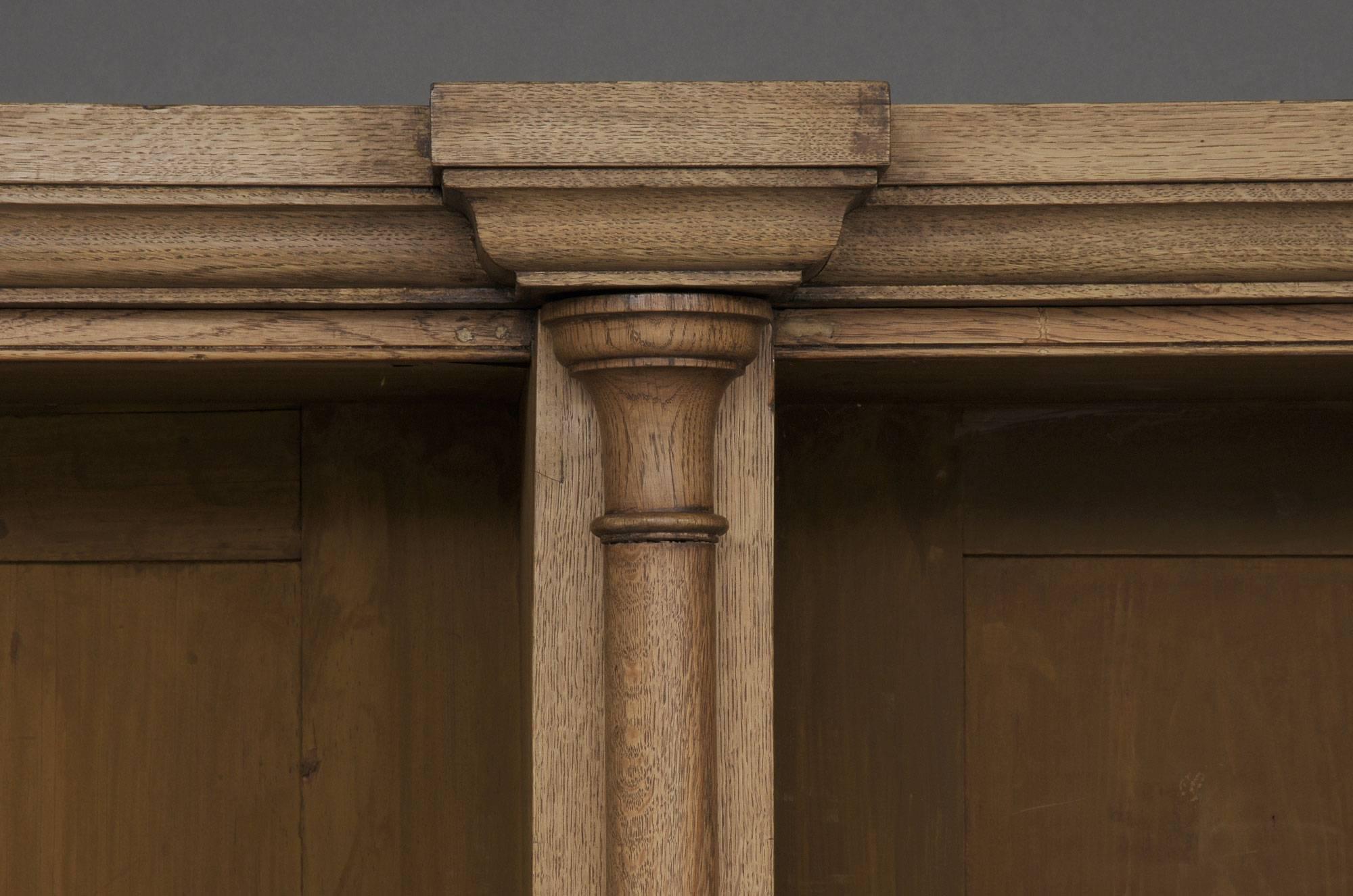 William IV Bleached Oak Library Open Bookcase, circa 1830 For Sale 1