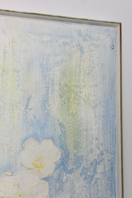 Mid-Century Modern Chichicov Signed Mid-Century Oil Painting For Sale