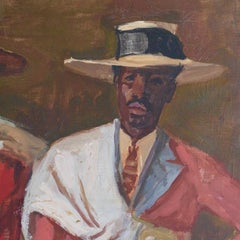 Ein Ölgemälde auf Leinwand von George-André Klein (1901–1992), Frankreich, 1937.