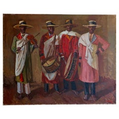 Ein Ölgemälde auf Leinwand von George-André Klein (1901–1992), Frankreich, 1937.
