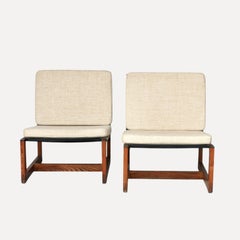 Sessel im französischen Landhausstil aus den 1960er Jahren mit beigen Stoffkissen