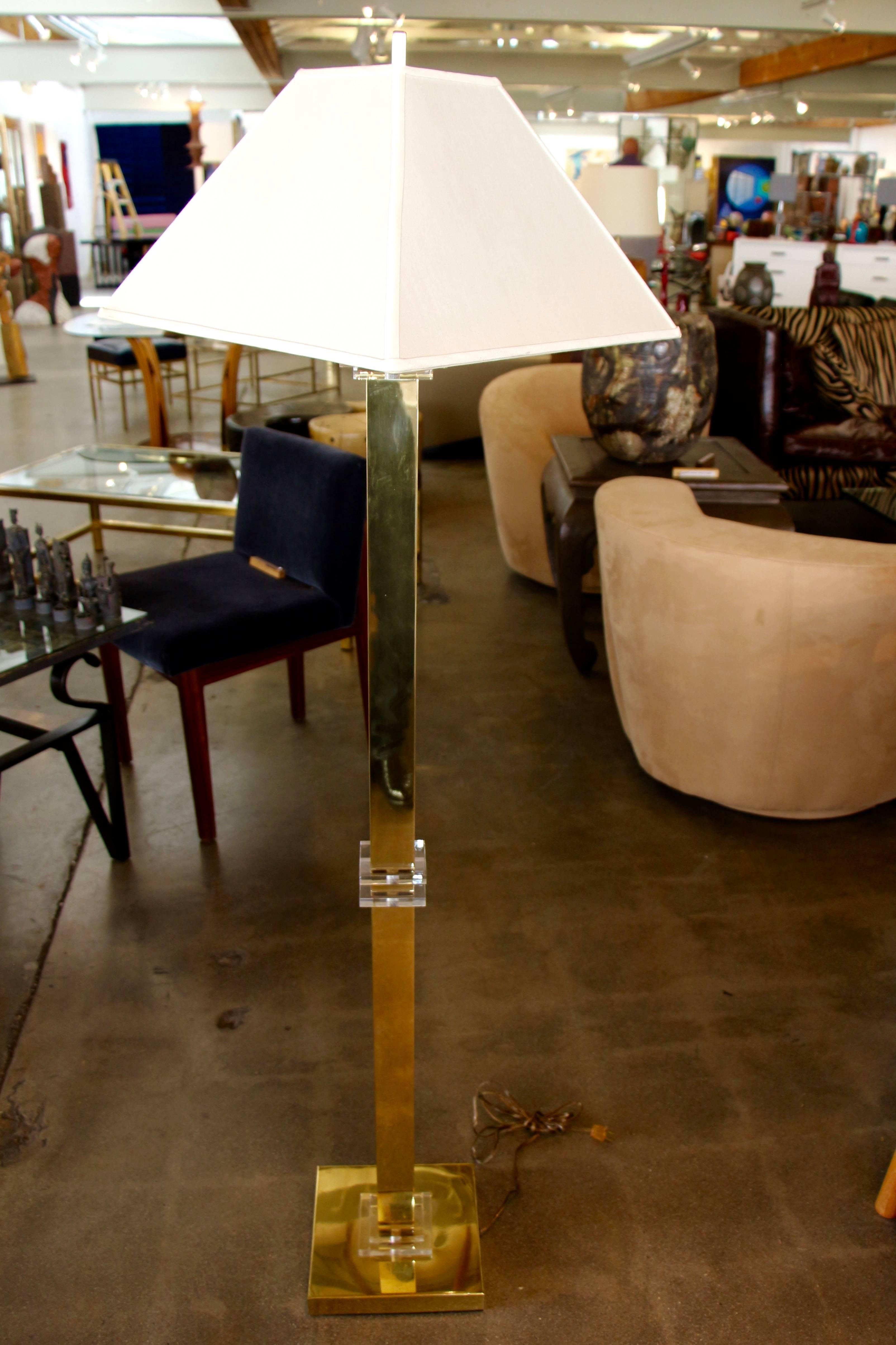 A Frederick copper floor lamp with what i believe is the original silk shade. It is marked F. Cooper on top. Out of an estate we also bought some nice Mastercraft Brass furniture out of.
PLEASE TAKE A MOMENT TO VISIT OUR ART GALLERY ON 1STDIBS