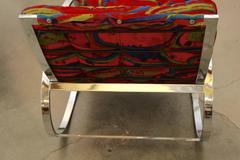 Milo Baughman Rocker with Jack Tenor Larsen Fabric