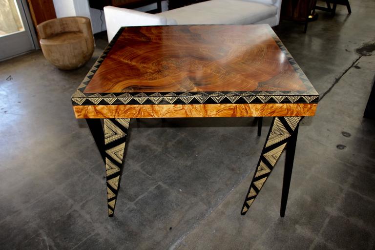 Whimsical HandPainted Table by Grant Noren For Sale at 1stdibs