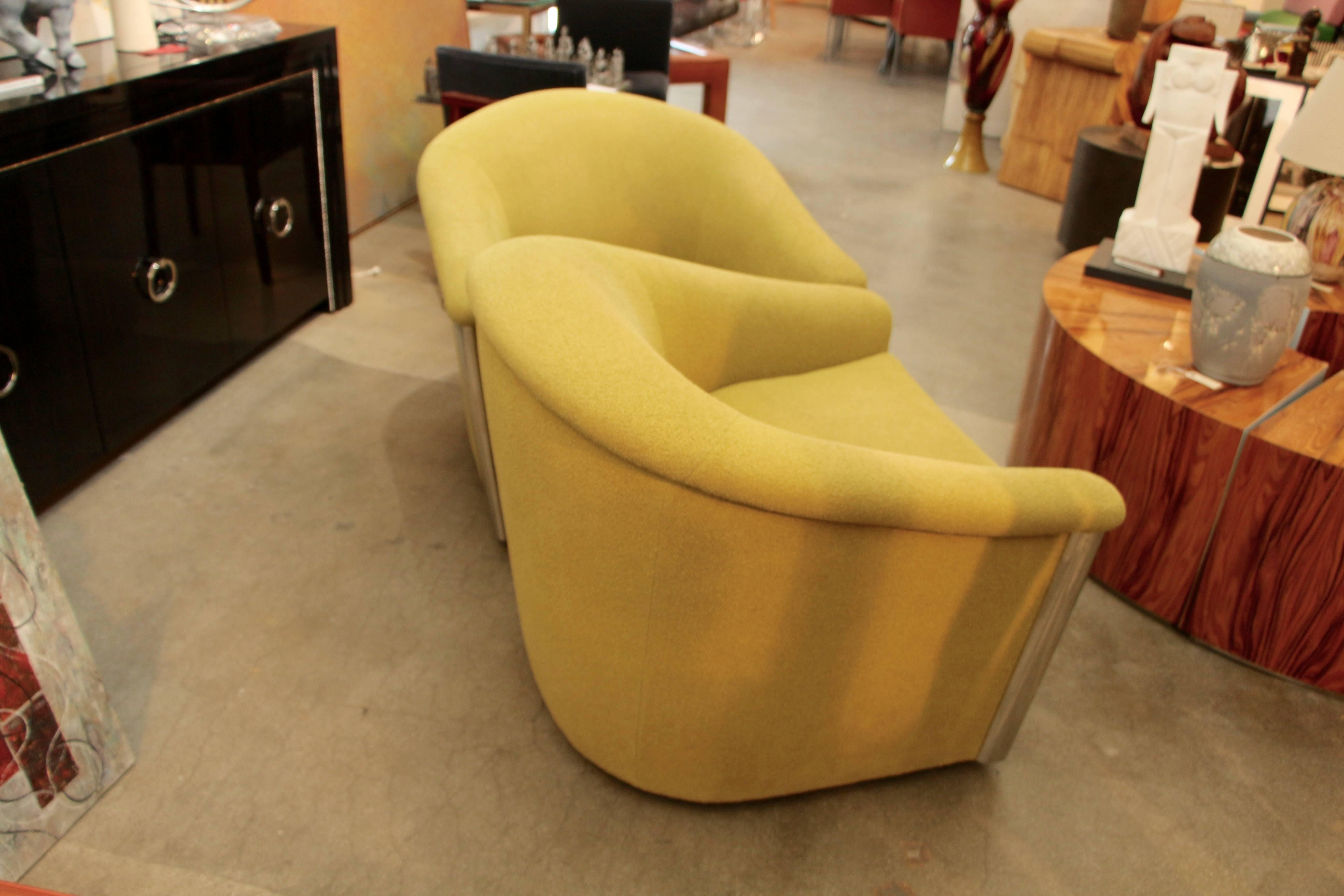 Fabulous Pair of Chartreuse Designed by Sally Sirkin Lewis for J Robert Scott 2