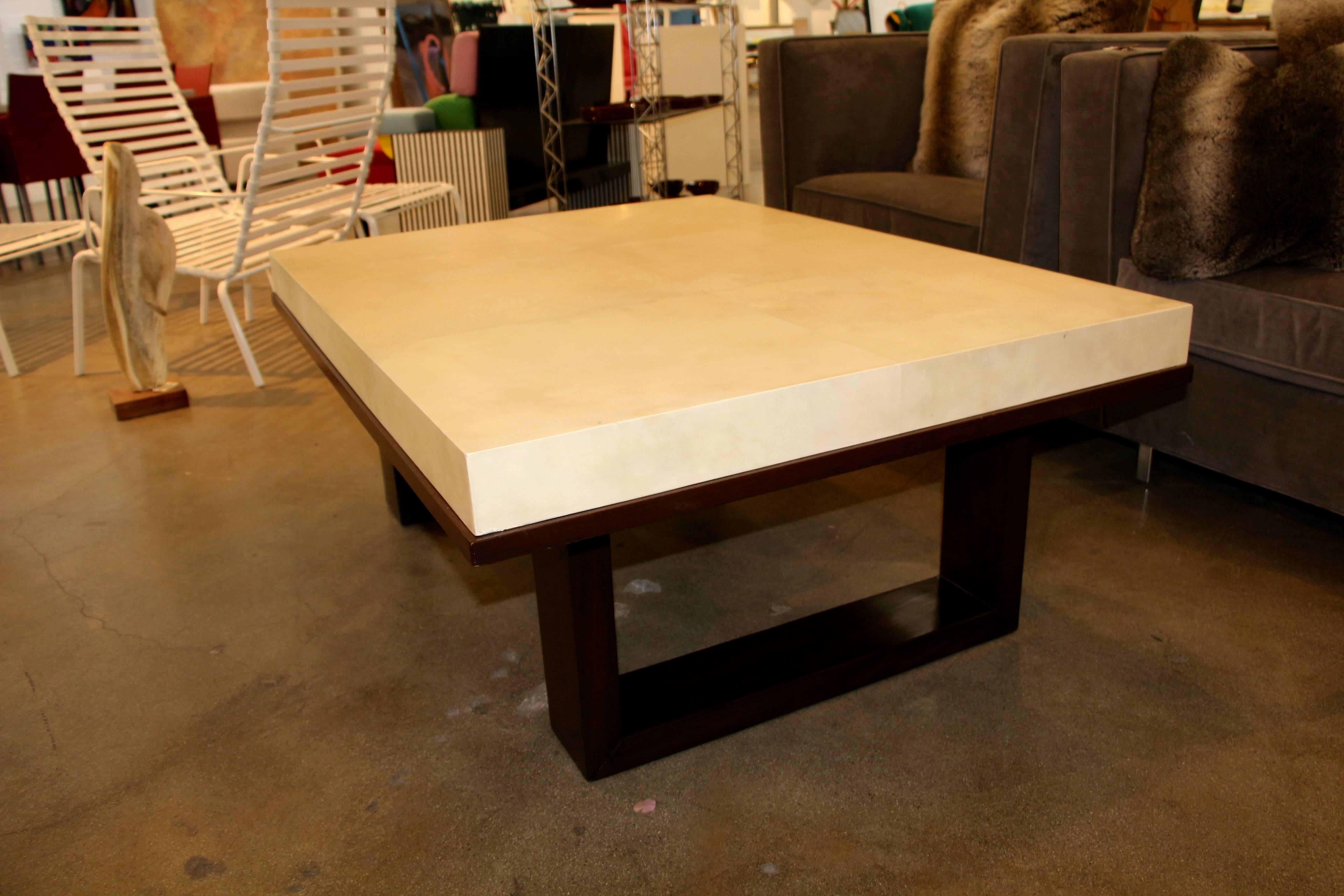 Contemporary Beautiful Parchment Top Table