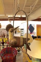 Sergio Bustamante Bird on a Perch from the Pond Estate in Palm Springs