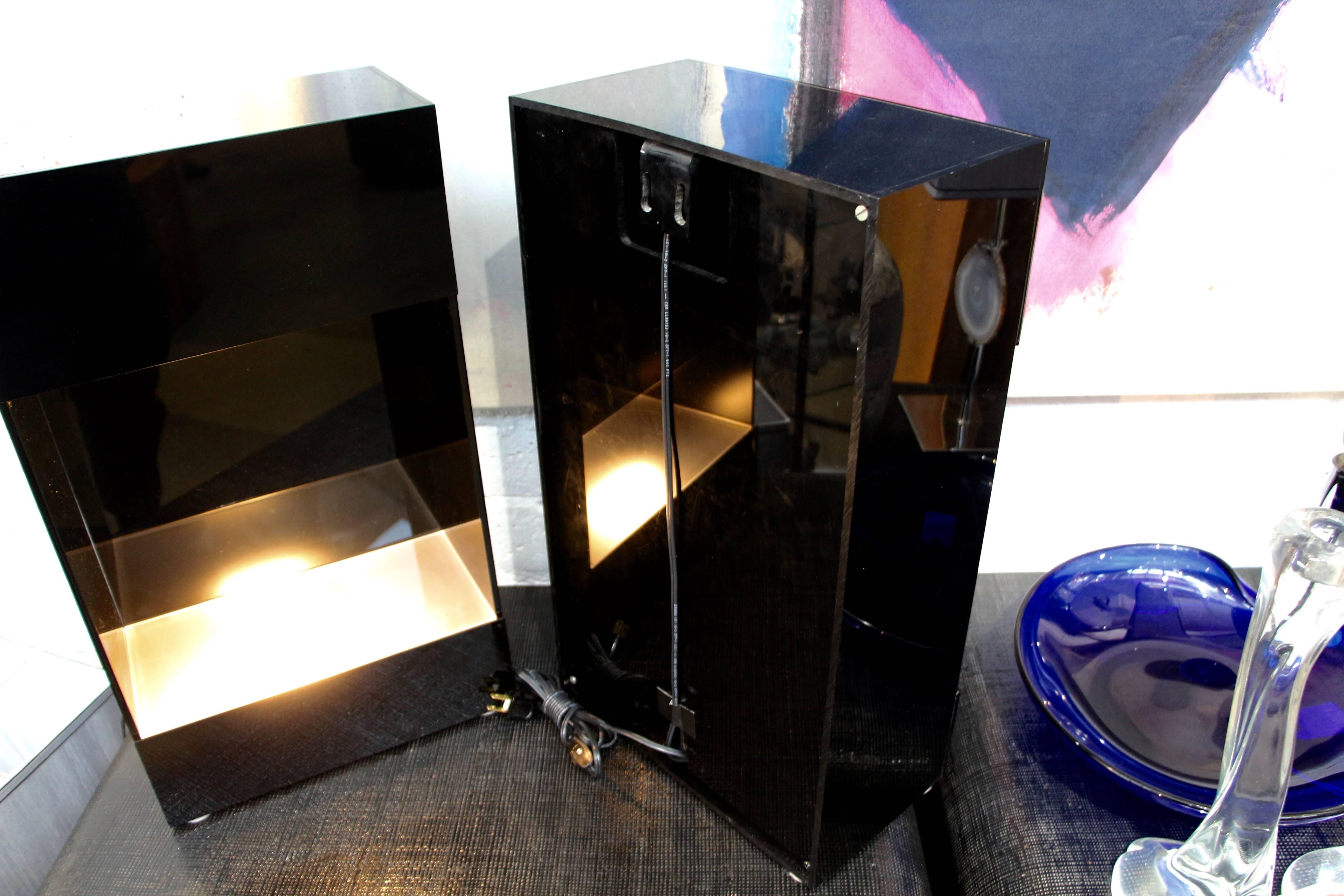 20th Century Nice Pair of Illuminated Hanging Shadow Boxes For Sale