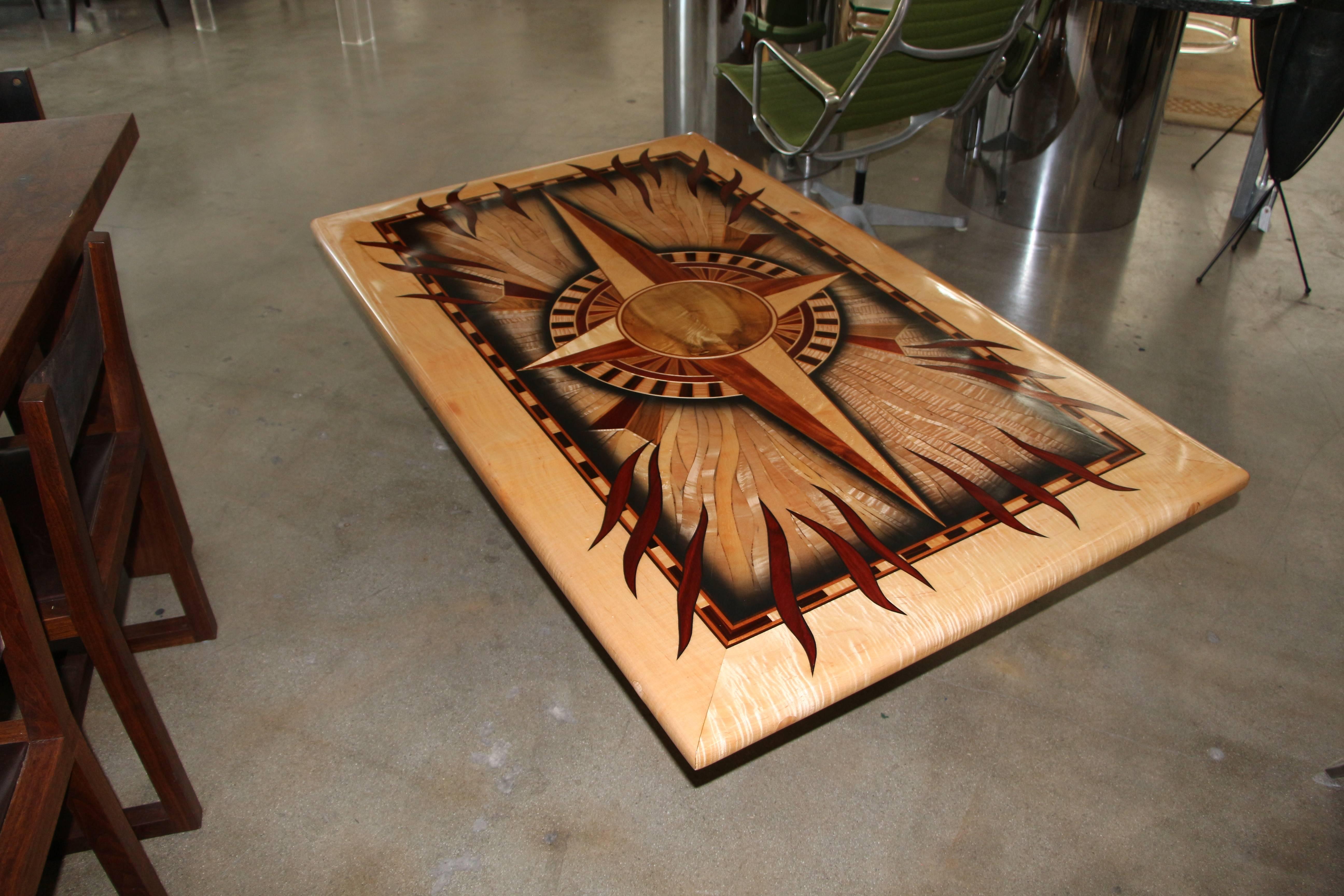 Curtis Underwood Exotic Inlaid Cocktail Table 2