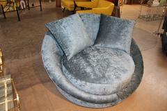 Milo Baughman Designed Round UFO Lounge Chair