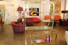 Milo Baughman for Design Institute of America Brass Etagere