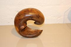 Nice Sculpture Out of Olive Wood by Noted Artist Leon Bronstein