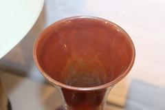Steve Chase Retailed Asian Oxide Red Vase