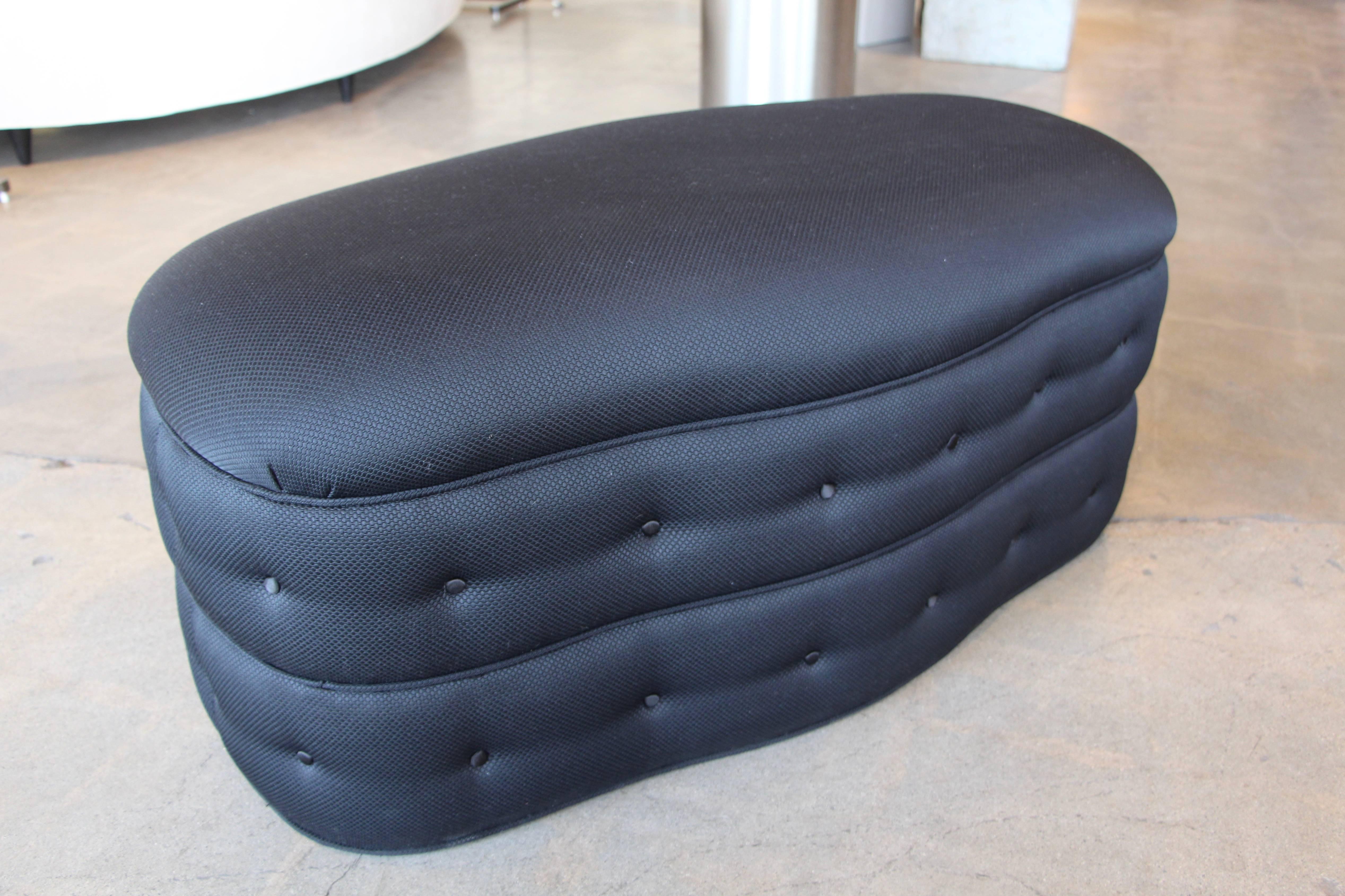 Hand-Crafted Ottoman on Castors