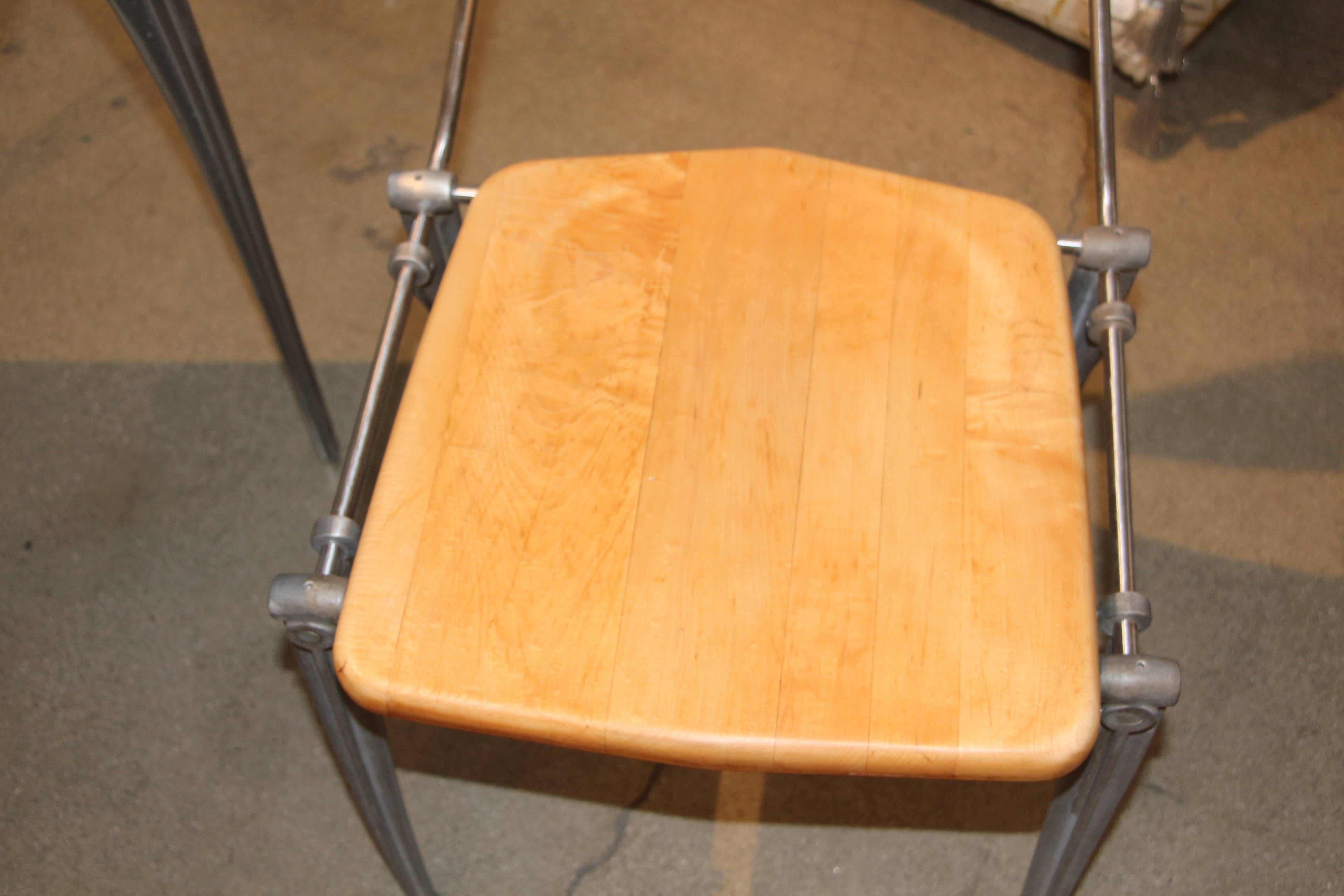 American Robert Josten Aluminum Table and Chairs
