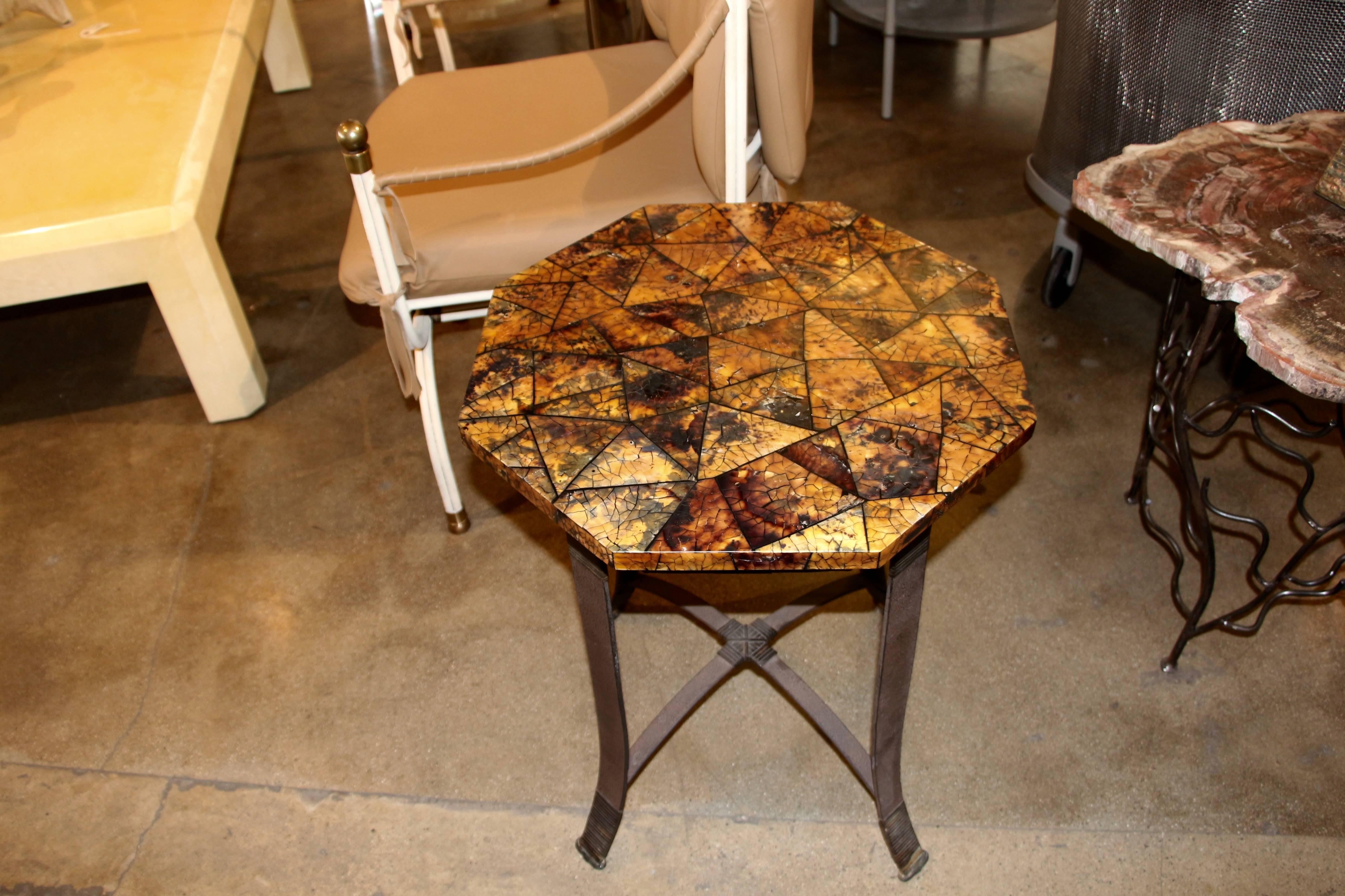 coconut shell table