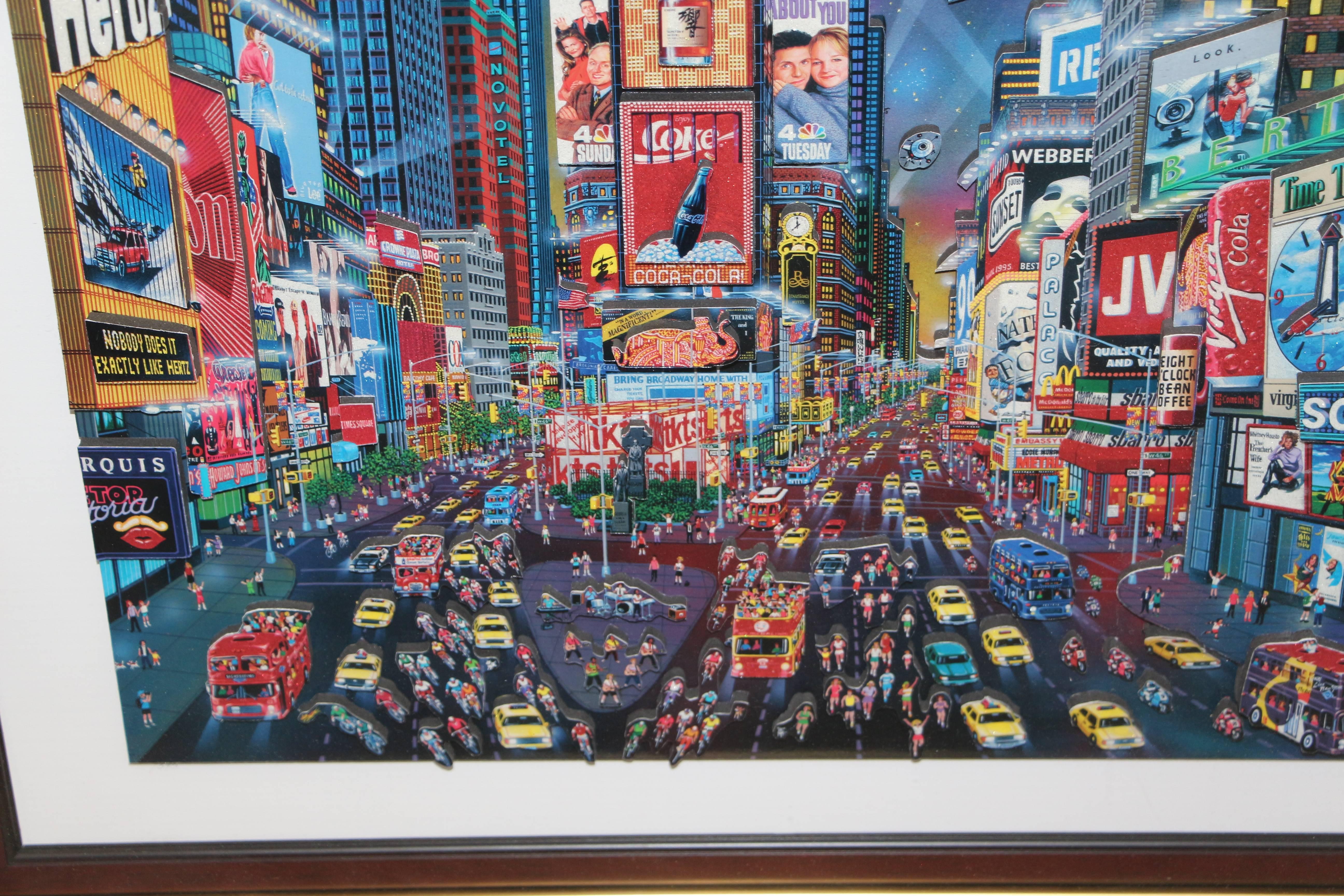 American Alexander Chen 3D Times Square Panorama
