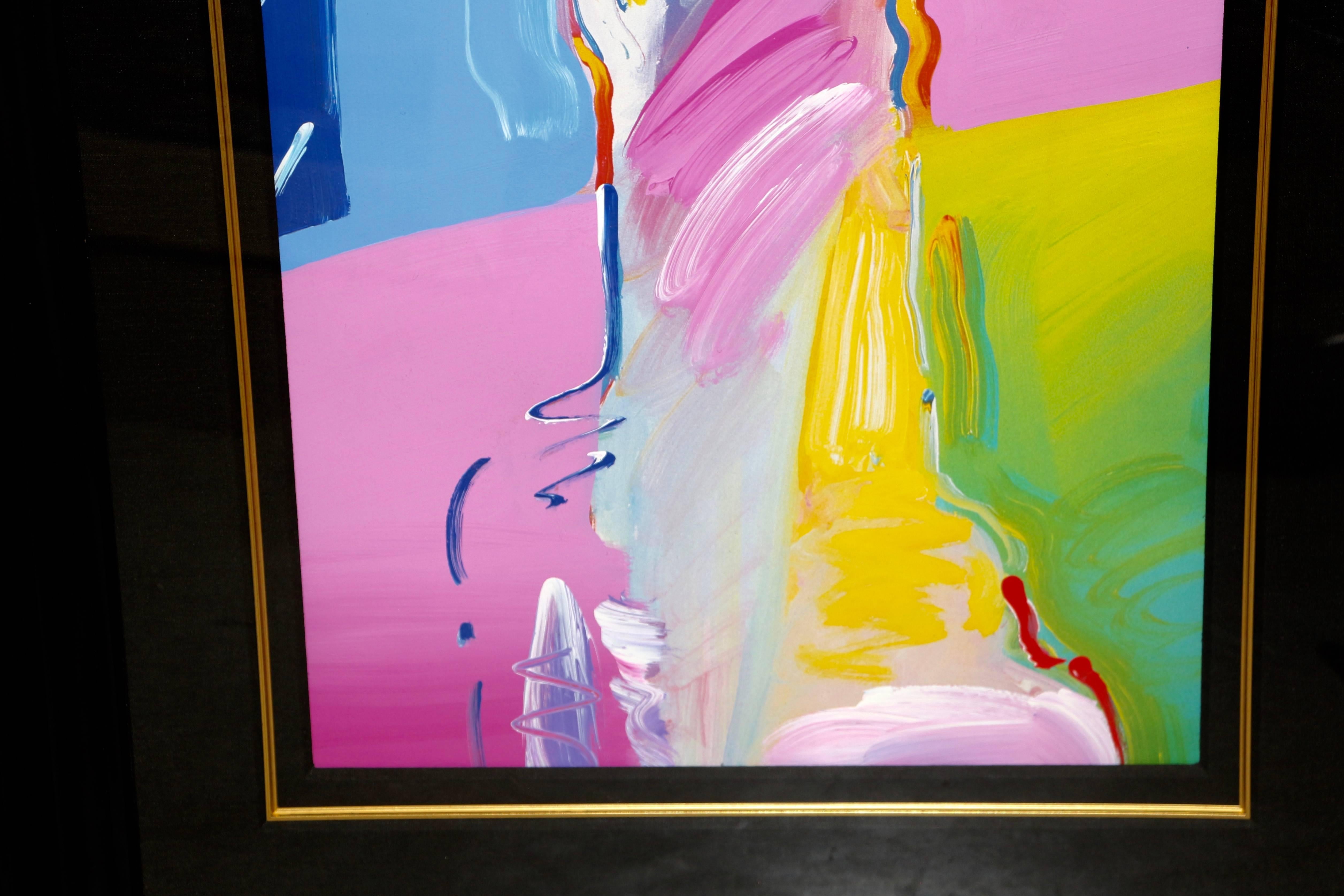 peter max statue of liberty painting