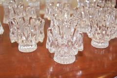 Collection of 23 Kosta Boda Sunflower Votive Candleholders