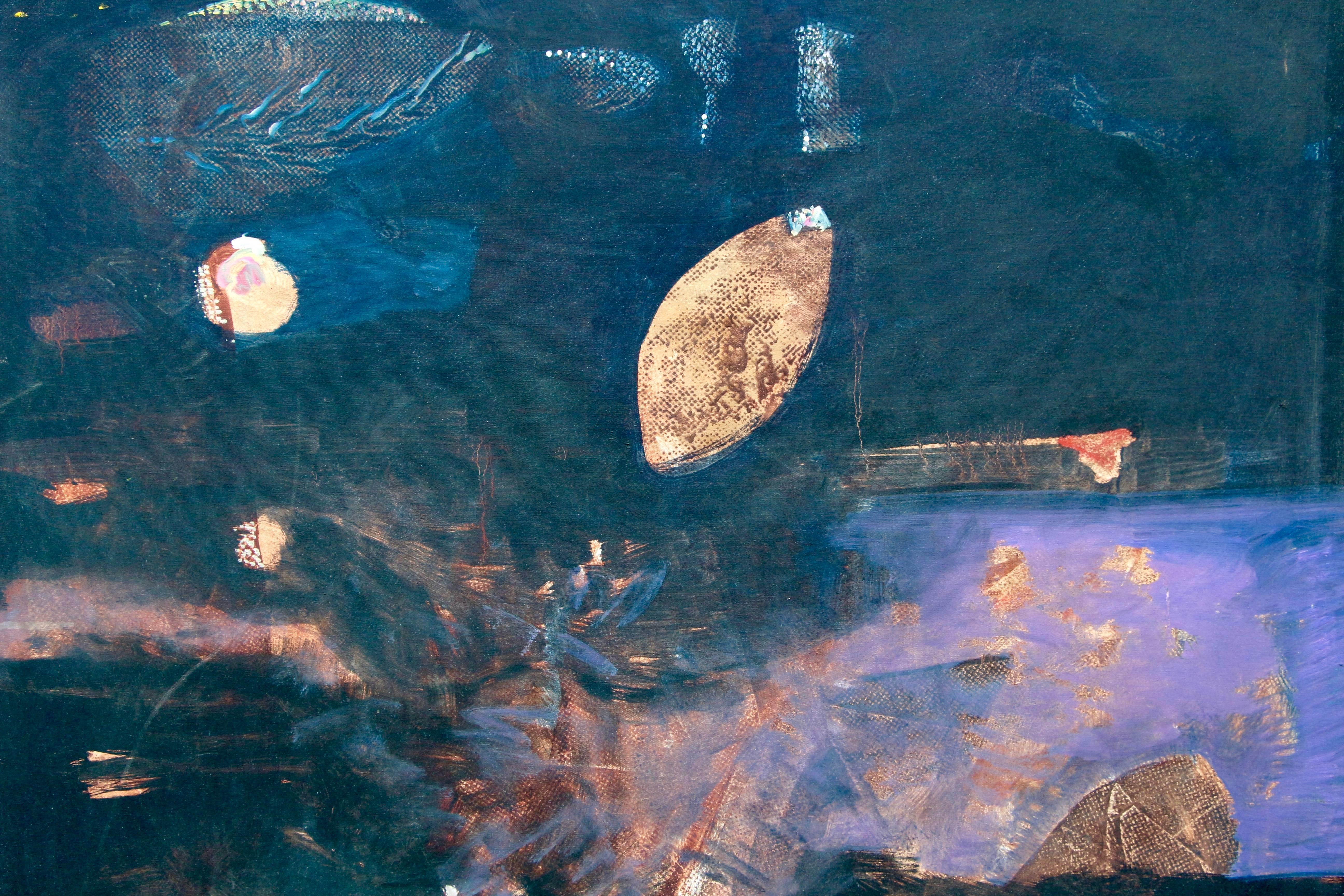 Louise Odes Neaderland Abstract, 1969 In Good Condition In Palm Springs, CA
