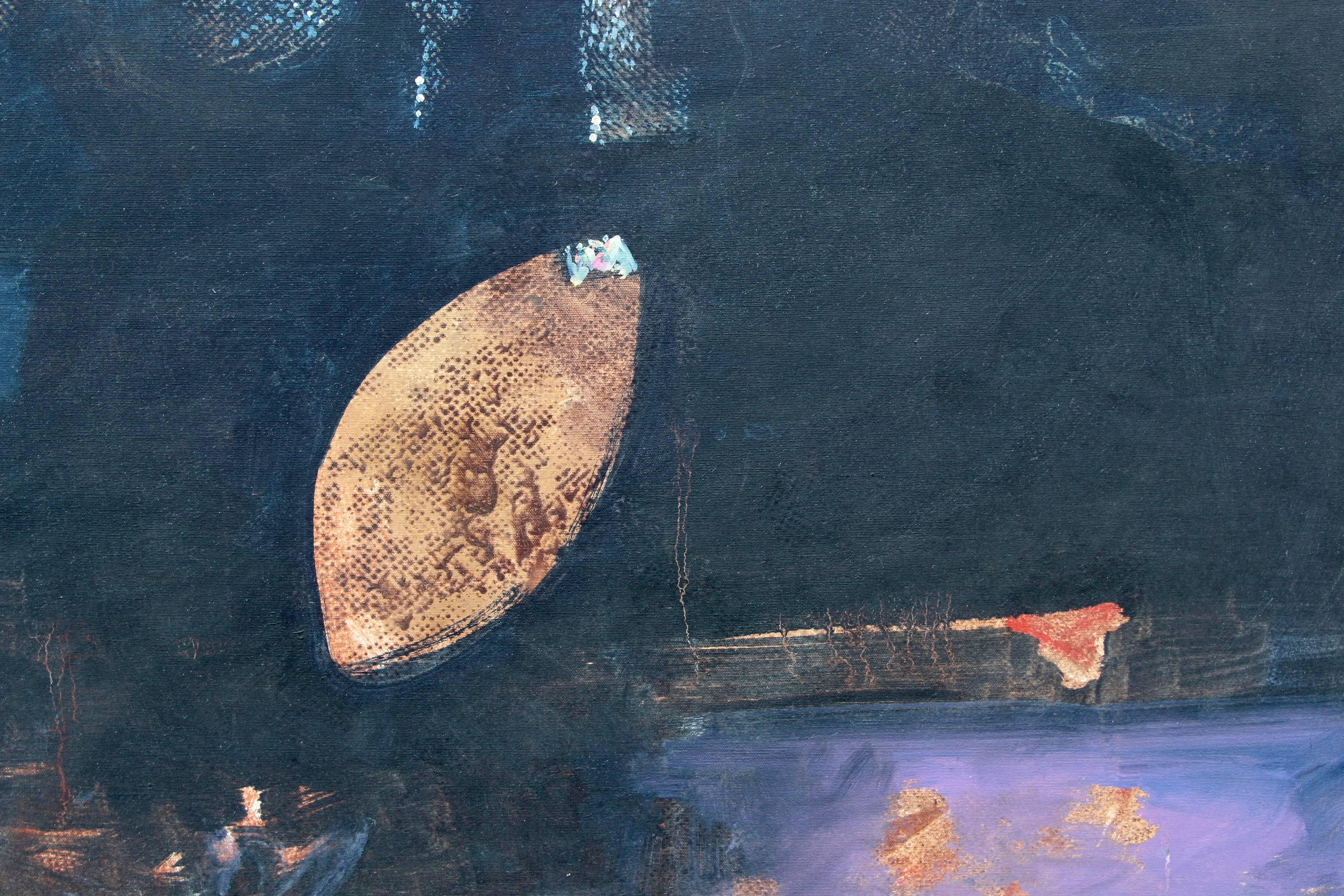 Mid-20th Century Louise Odes Neaderland Abstract, 1969