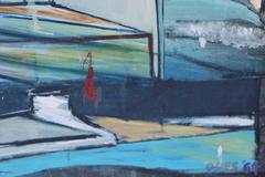 Louise Odes Neaderland 1964 Architectural Painting